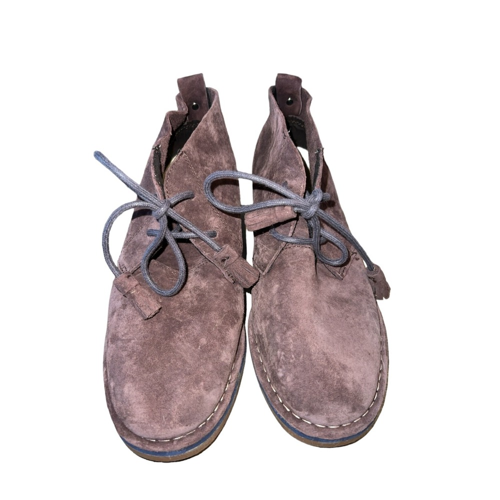 Hush Puppies Woman's Size 6.5 Dark Brown Suede Cyra Catelyn Ankle Chukka‎ Bootie